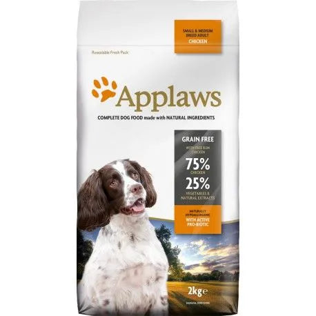 APPLAWS DOG DRY ADULTO RAZAS PEQUEÑAS Y MEDIANAS POLLO | 2KG