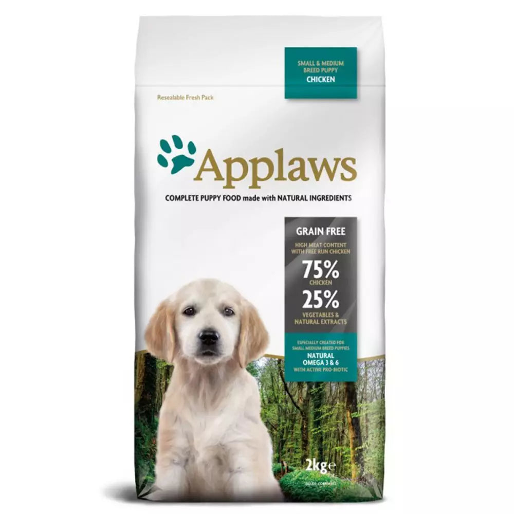 APPLAWS DOG DRY PUPPY SMALL & MEDIUM BREEDS CHICKEN | 2KG