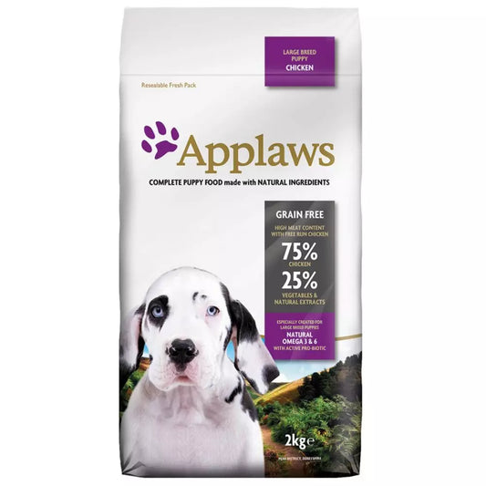APPLAWS DOG DRY PUPPY RAZAS GRANDES POLLO | 2KG
