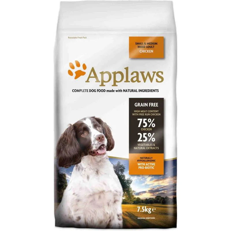 APPLAWS DOG DRY ADULTO RAZAS PEQUEÑAS Y MEDIANAS POLLO | 7.5KG