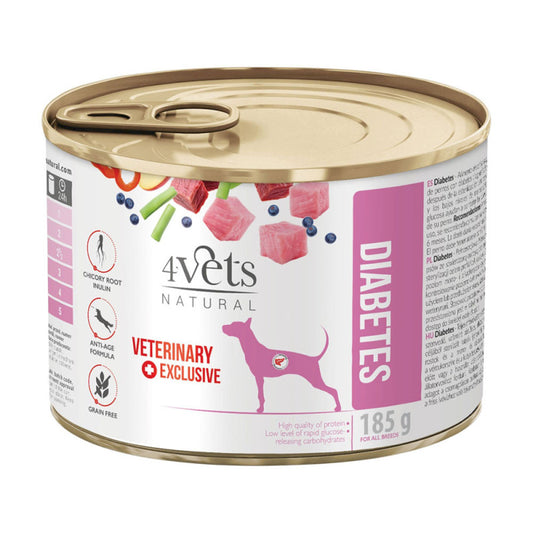 4VETS Dieta Veterinaria Perro - Diabetes 185 g