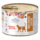 4VETS Dieta Veterinaria Gato - Reducción de Peso | 6 x 185 g