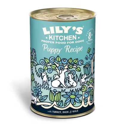 Lilys Kitchen Perro Cachorro Pavo y Pato - Comida húmeda para perro