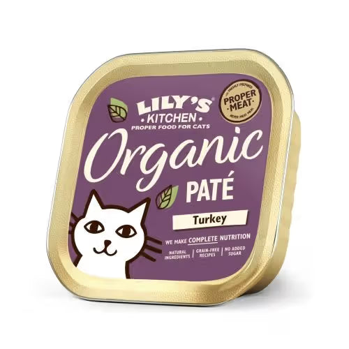 Lilys Kitchen Organic Paté Dog Turkey - Wet dog food