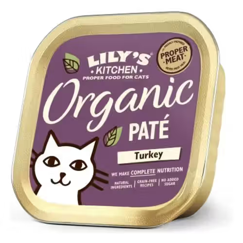 Lilys Kitchen Organic Paté Dog Turkey - Wet dog food
