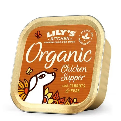 Lilys Kitchen Cão Frango com Cenouras e Ervilhas - Ração húmida para cão