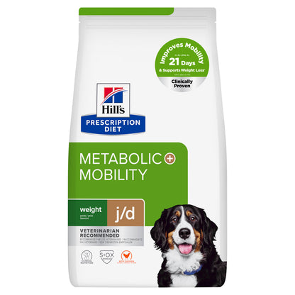 Hills Prescription Diet Metabolic + Mobility Dog Chicken - Dry dog food for weight management and joint support