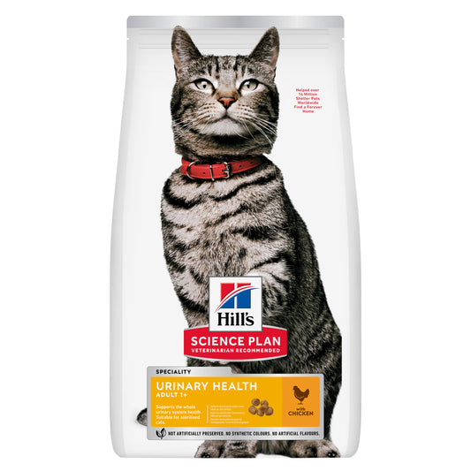 Hills Science Plan Gato Adulto Urinário Frango - Ração seca para gato para suporte urinário