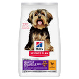 Hills Science Plan Perro Sensitive Stomach & Skin Small & Mini Adulto Pollo - Pienso seco para perro para digestión y piel sensibles