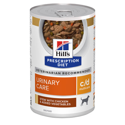 Hills Prescription Diet c/d Multicare Cão Frango e Vegetais - Ração húmida para cão com problemas urinários