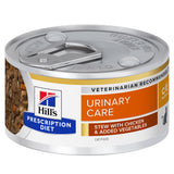 Hills Prescription Diet Gato c/d Multicare Stew Frango e Vegetais - Ração húmida para gato com problemas urinários