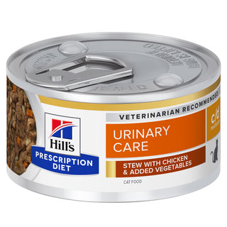 Hills Prescription Diet Gato c/d Multicare Stew Frango e Vegetais - Ração húmida para gato com problemas urinários