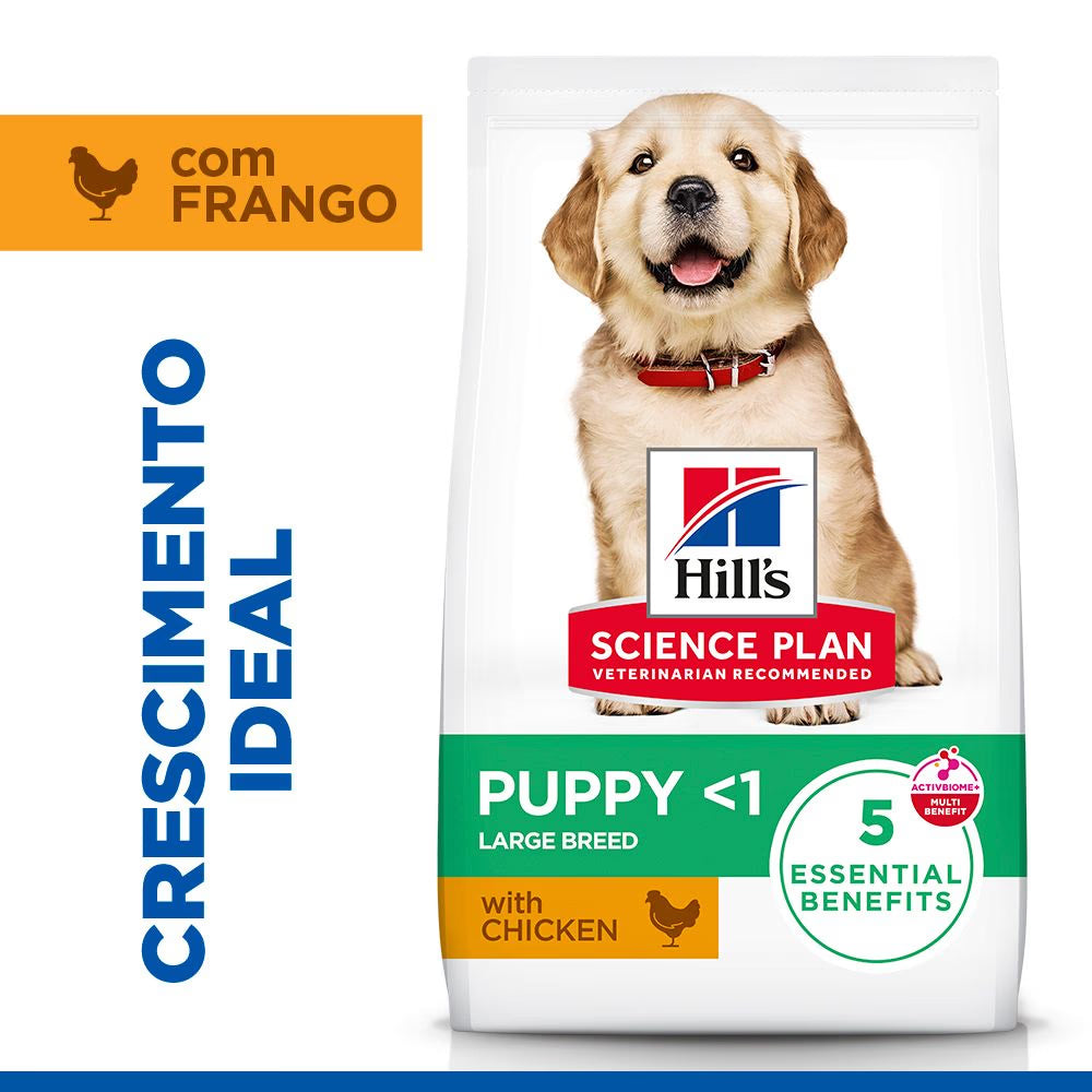 Hills Science Plan Cão Cachorro Raças Grandes Frango - Ração seca para cão