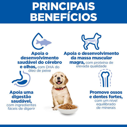 Hills Science Plan Cão Cachorro Raças Grandes Frango - Ração seca para cão