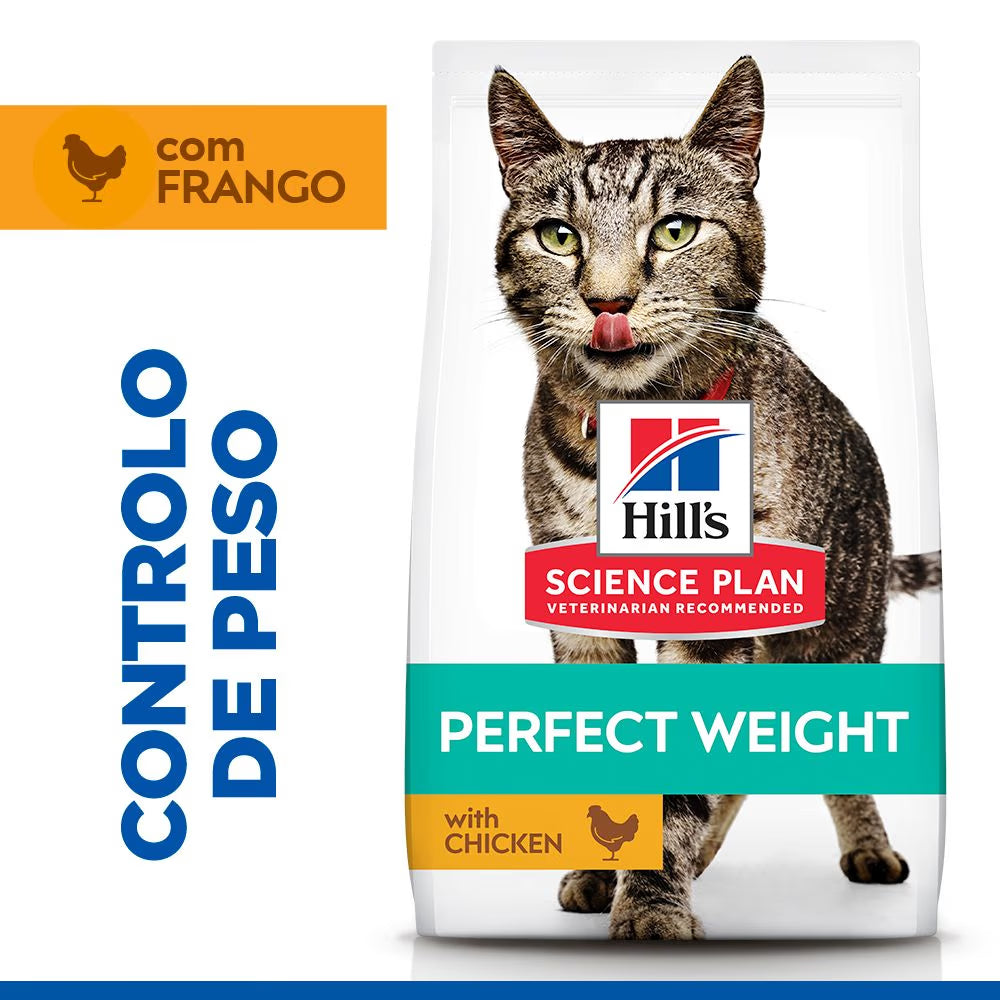 Hills Science Plan Perfect Weight Adult Cat Chicken - Dry cat food for weight control