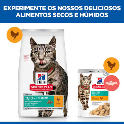 Hills Science Plan Perfect Weight Adult Cat Chicken - Dry cat food for weight control