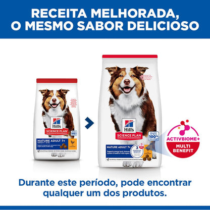 Hills Science Plan Medium Mature Adulto 7+ Cão Frango - Ração seca para cão