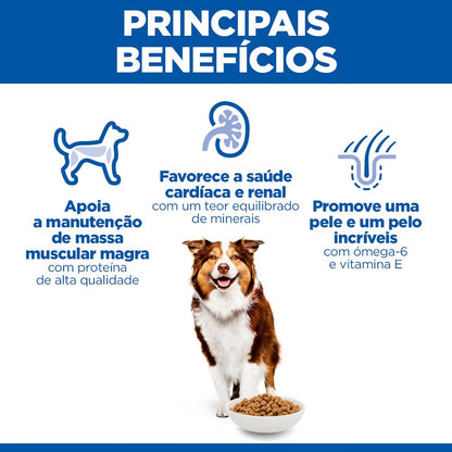Hills Science Plan Medium Mature Adulto 7+ Cão Frango - Ração seca para cão