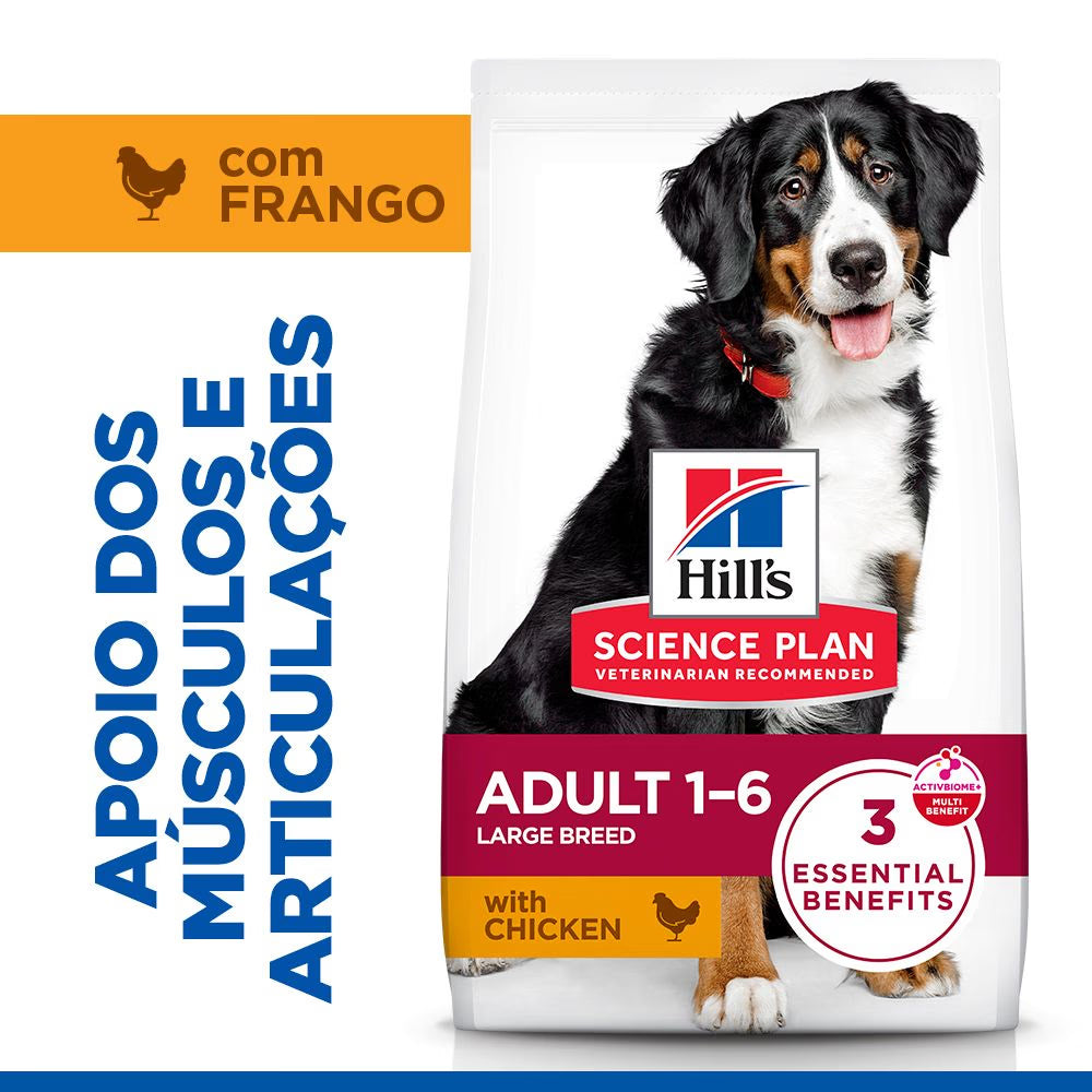 Hill's Adult Large - Pienso seco para perros de raza grande - Pollo