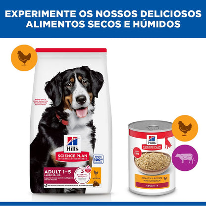 Hill's Adult Large - Pienso seco para perros de raza grande - Pollo