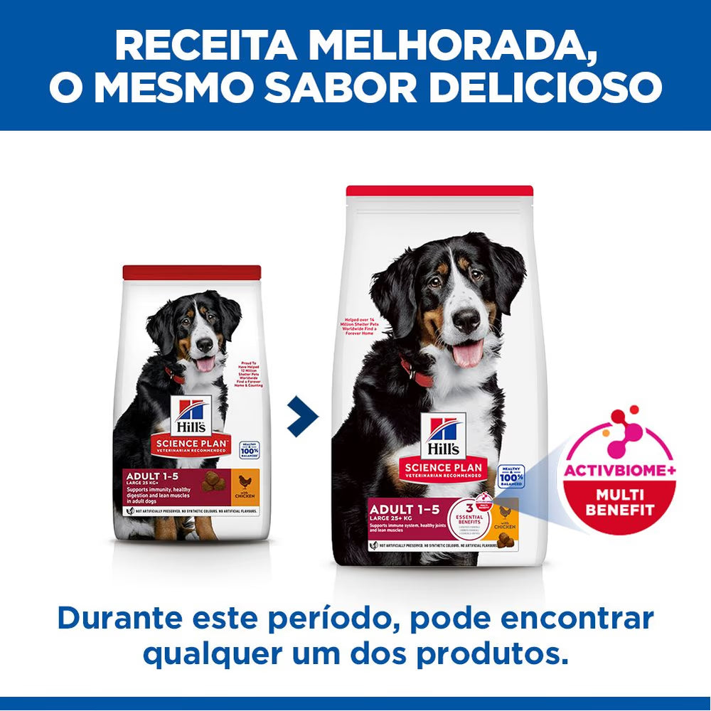 Hill's Adult Large - Pienso seco para perros de raza grande - Pollo