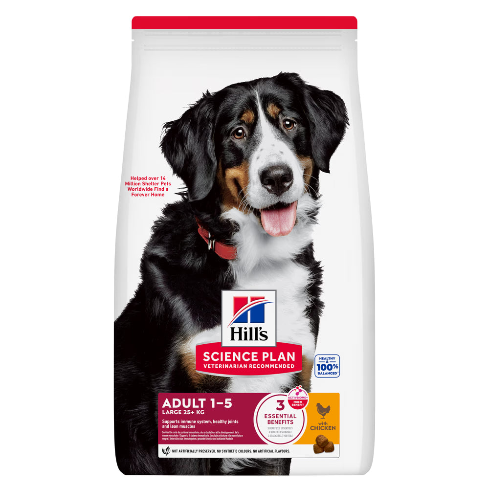 Hill's Adult Large - Pienso seco para perros de raza grande - Pollo