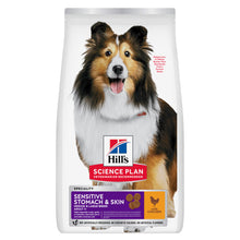 Hills Science Plan Perro Adulto Mediano Estómago y Piel Sensibles Pollo - Pienso seco para perro con estómago y piel sensibles