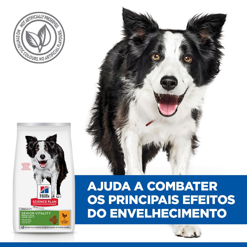 Hills Science Plan Youthful Vitality Mature Adult Medium 7+ Dog Chicken and Rice - Dry dog food