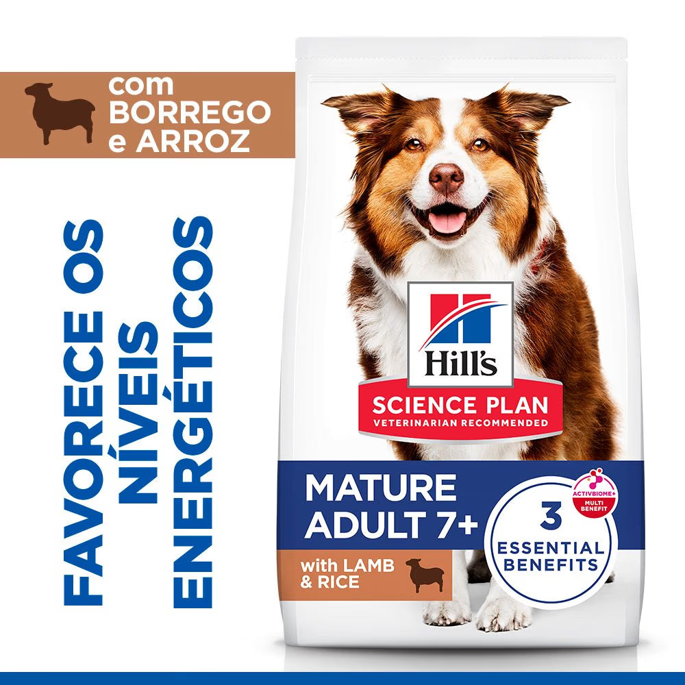 Hills Science Plan Medium Mature Adulto 7+ Perro Cordero y Arroz - Pienso seco para perro