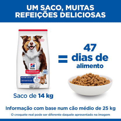 Hills Science Plan Medium Mature Adulto 7+ Perro Cordero y Arroz - Pienso seco para perro