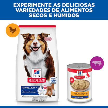 Hills Science Plan Medium Mature Adulto 7+ Perro Cordero y Arroz - Pienso seco para perro