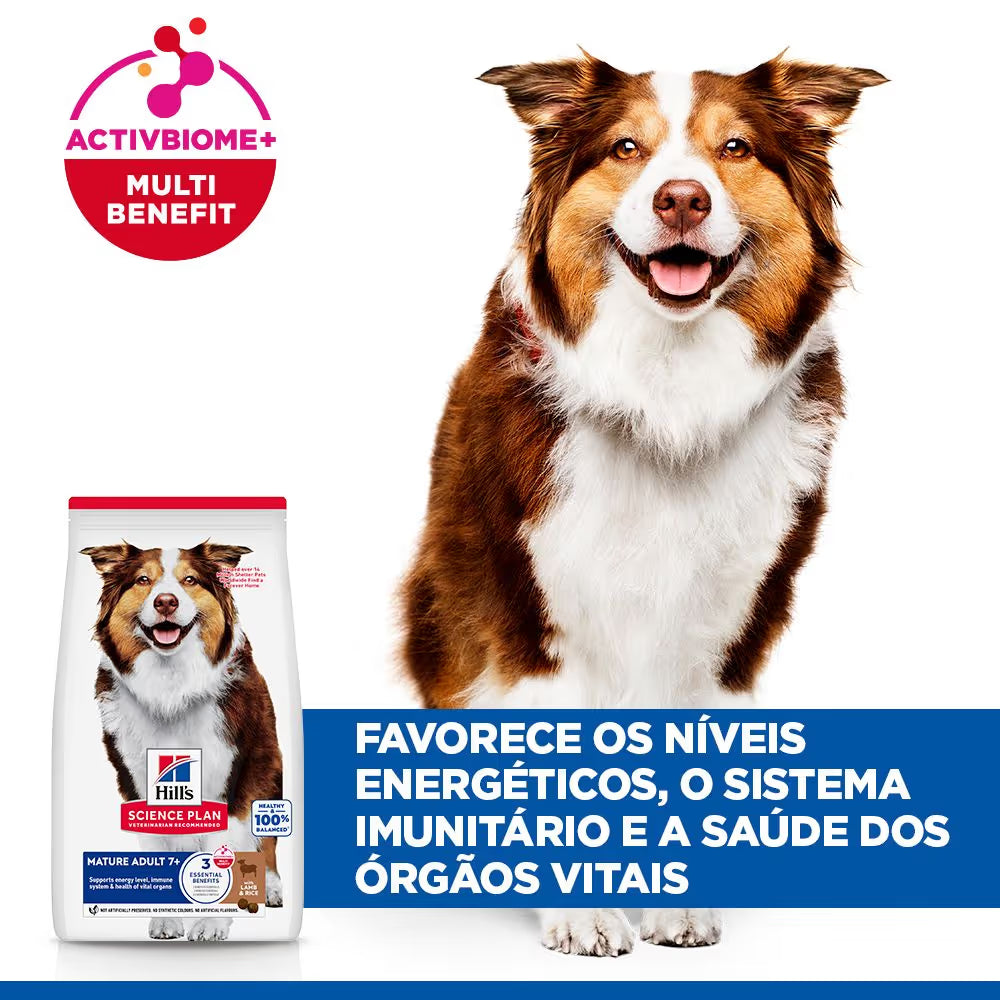 Hills Science Plan Medium Mature Adulto 7+ Perro Cordero y Arroz - Pienso seco para perro