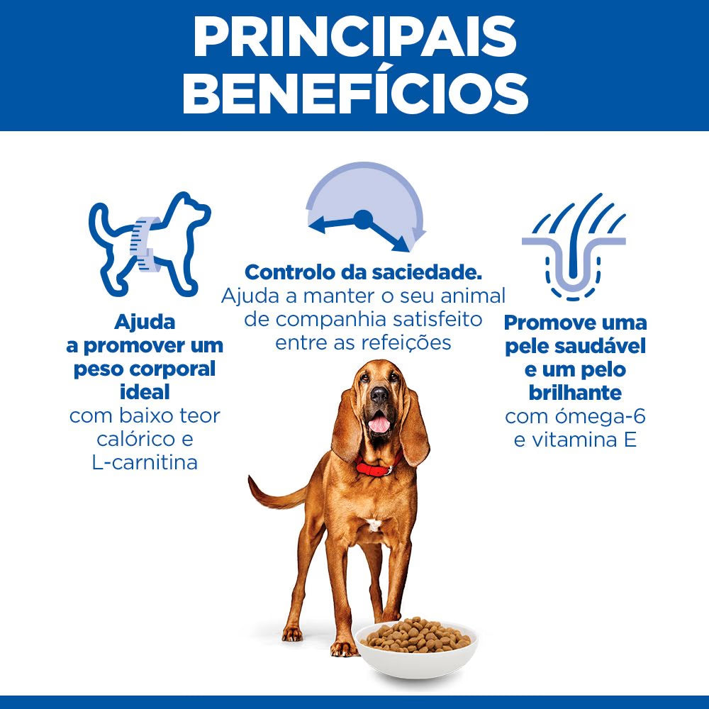 Hill's Light Mature Adult 7+ Medium - Pienso seco para perros de raza mediana de más de 7 años - Pollo