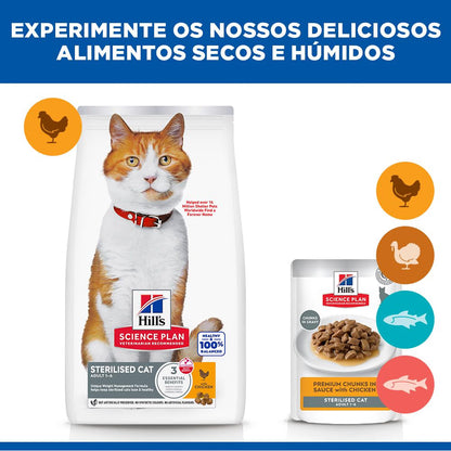 Hills Science Plan Sterilised Adult Cat Chicken - Dry food for sterilised cats