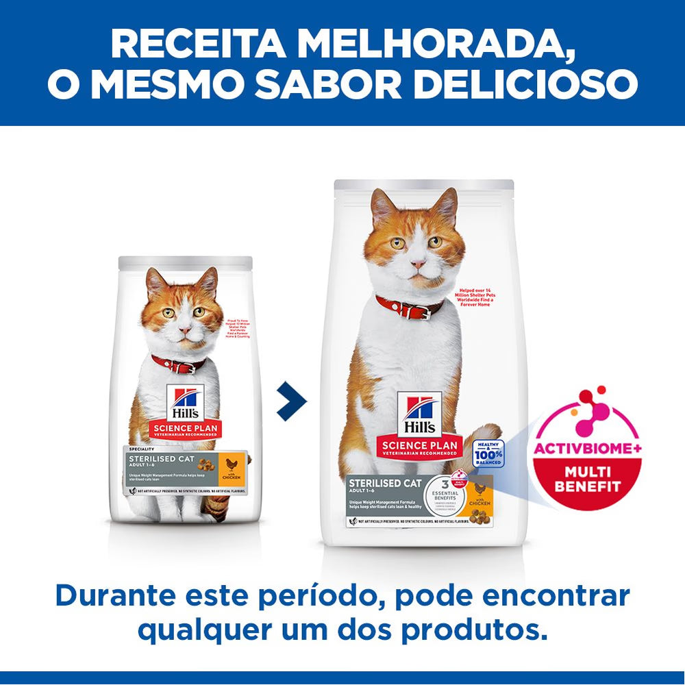 Hills Science Plan Sterilised Adult Cat Chicken - Dry food for sterilised cats