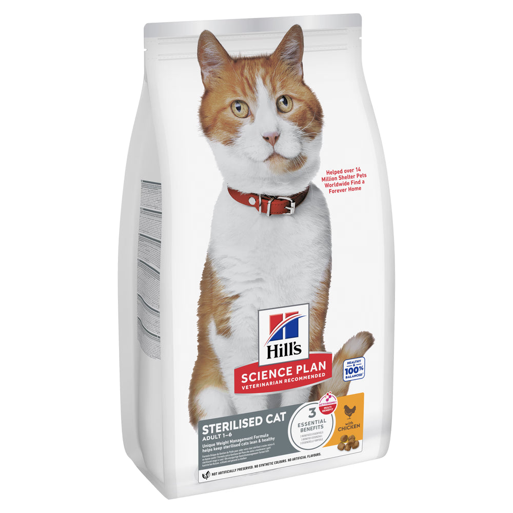 Hills Science Plan Sterilised Adult Cat Chicken - Dry food for sterilised cats