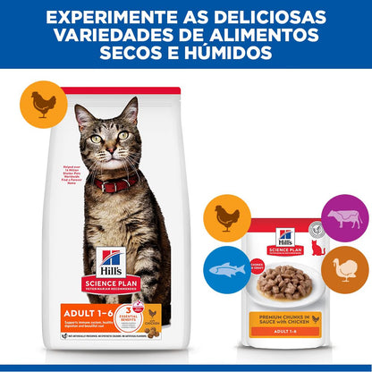 Hills Science Plan Gato Adulto Frango - Ração seca para gato