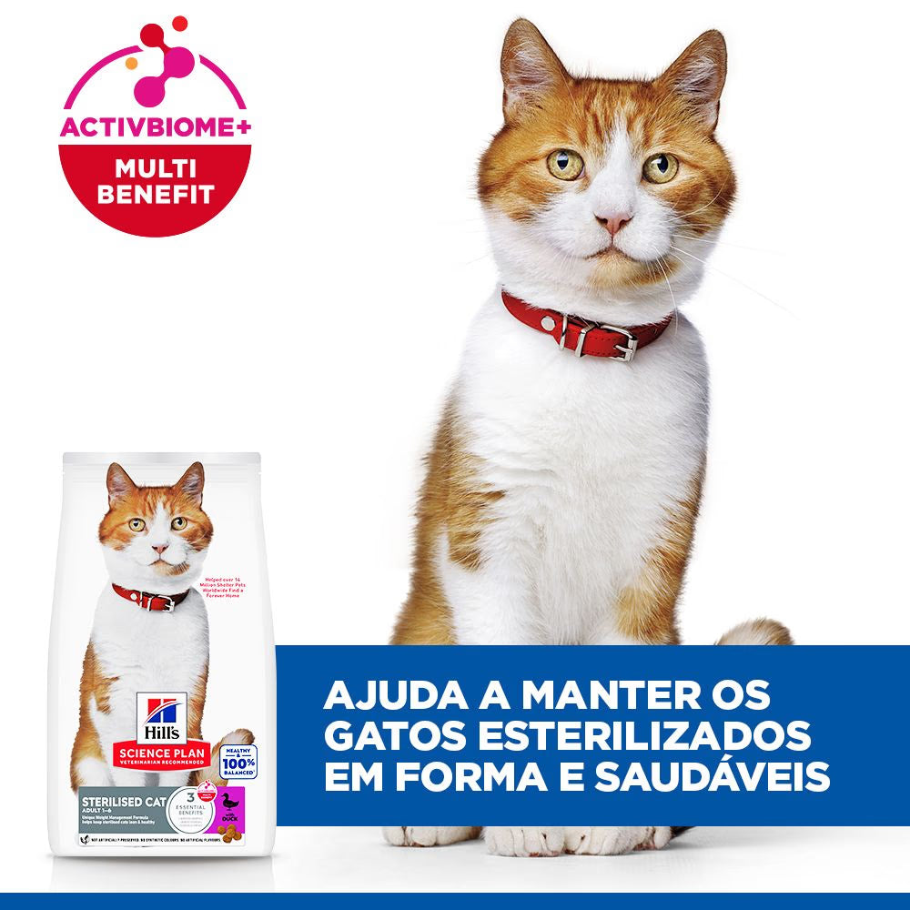 Hill's Sterilised Young Adult - Pienso seco para gato joven esterilizado - Pato