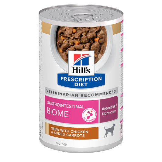 Hills Prescription Diet Gastrointestinal Biome Dog Chicken and Vegetables - Wet food for dogs with gastrointestinal problems