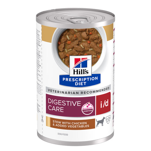 Hills Prescription Diet i/d Stew Perro Pollo y Verduras - Comida húmeda para perro con problemas gastrointestinales