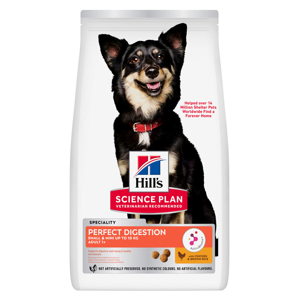 Hills Science Plan Perfect Digestion Small & Mini Adult Dog Chicken - Dry dog food for healthy digestion