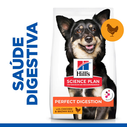 Hill's Perfect Digestion Small & Mini - Pienso seco para perro adulto - Pollo