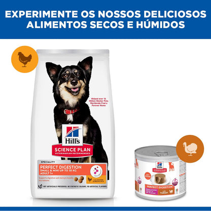 Hill's Perfect Digestion Small & Mini - Pienso seco para perro adulto - Pollo