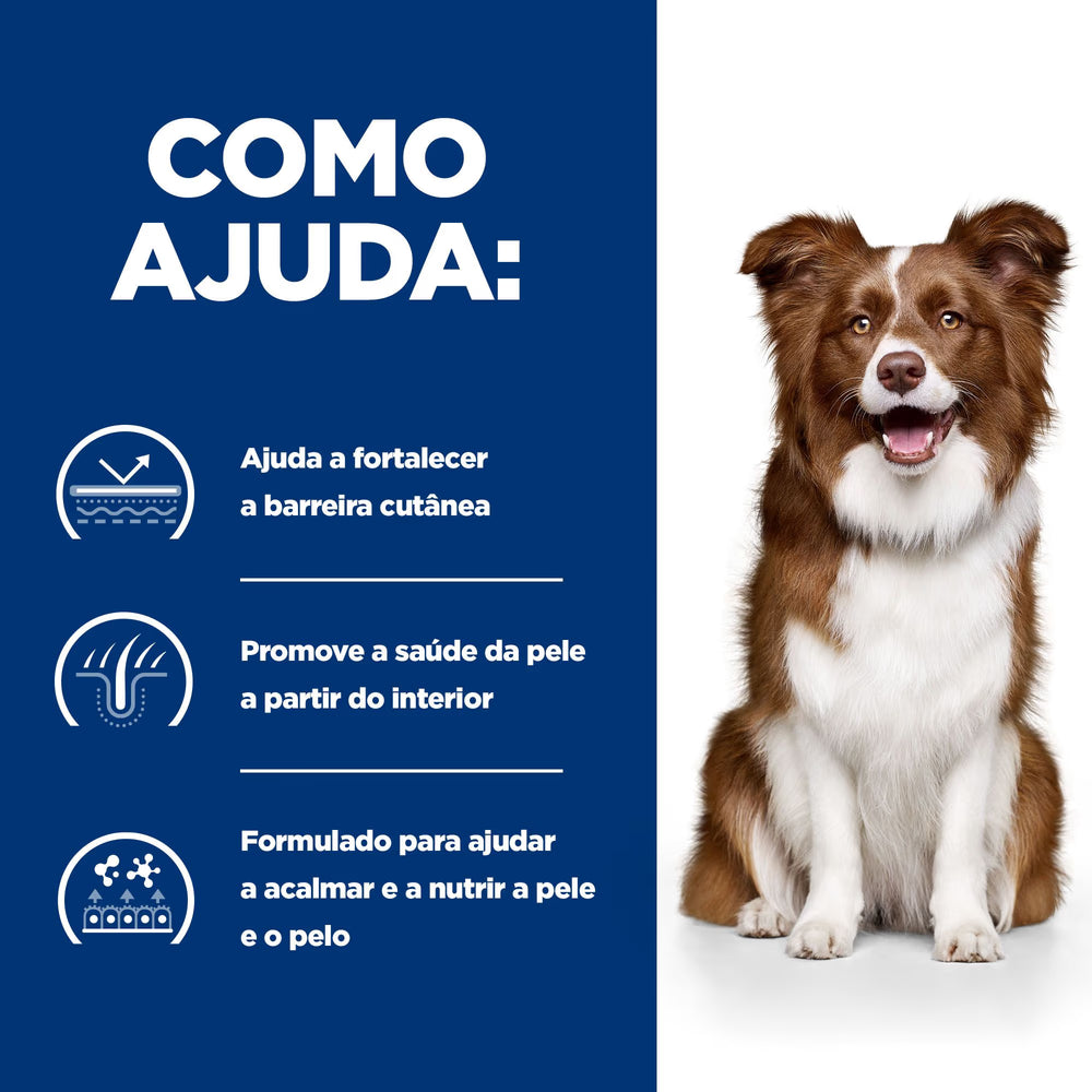 Hills Prescription Diet Derm Defense Cão Frango - Ração seca para cão com pele sensível