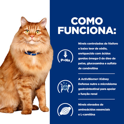 Hills Prescription Diet Kidney + Mobility k/d J/d Gato Pollo - Pienso seco para gato para soporte renal y articular