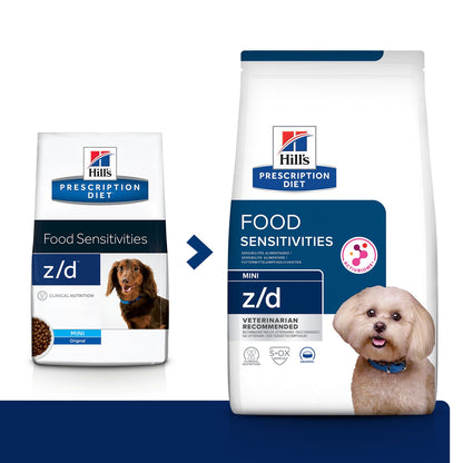 Hills Prescription Diet Dog Mini z/d - Dry food for dogs with allergies