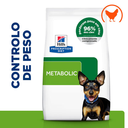 Hills Prescription Diet Mini Metabolic Dog Chicken - Dry food for dogs for weight control