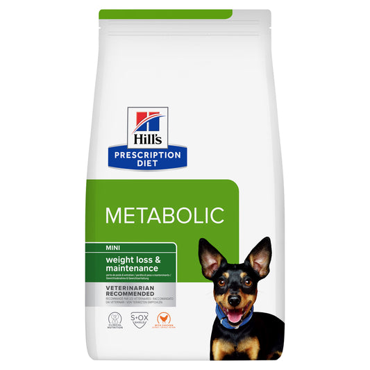 Hills Prescription Diet Mini Metabolic Dog Chicken - Dry food for dogs for weight control