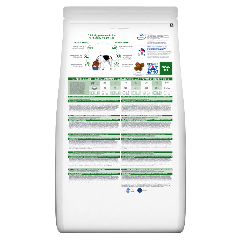 Hills Prescription Diet r/d Perro Pollo - Pienso seco para perro para control de peso