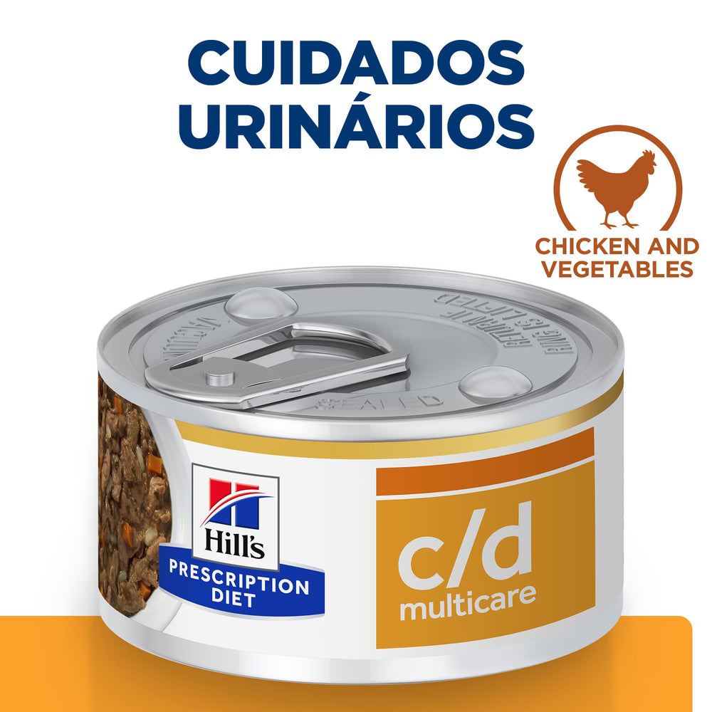 Hills Prescription Diet c/d Multicare Dog Chicken and Vegetables - Wet food for dogs with urinary problems
